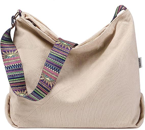 Women's Large Crossbody Fashion Corduroy Retro Hobo Fashion Shoulder Bag myETYN