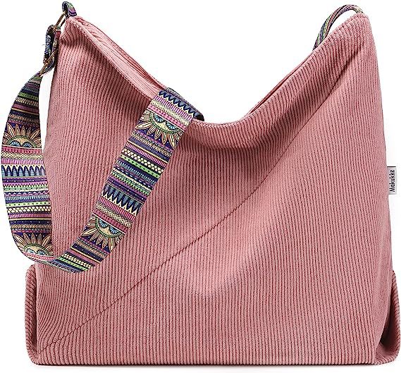 Women's Large Crossbody Fashion Corduroy Retro Hobo Fashion Shoulder Bag myETYN