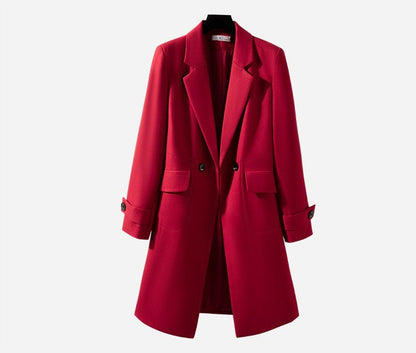 Women's Professional Long Suit Trench Coat myETYN