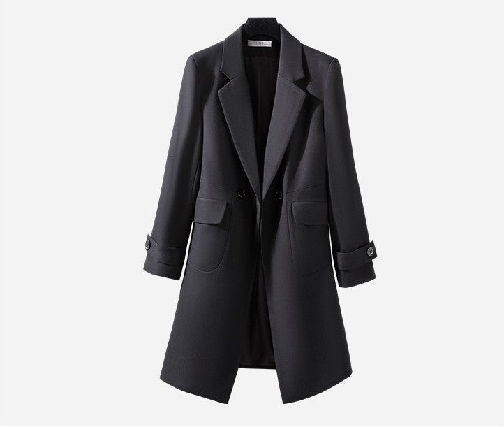 Women's Professional Long Suit Trench Coat myETYN