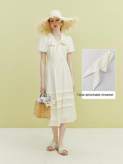 Women's Sweet Bow Ribbon Dress myETYN