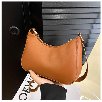 Women's Underarm Bag Solid Color Small Square Handbag Fashion Shoulder Bags myETYN