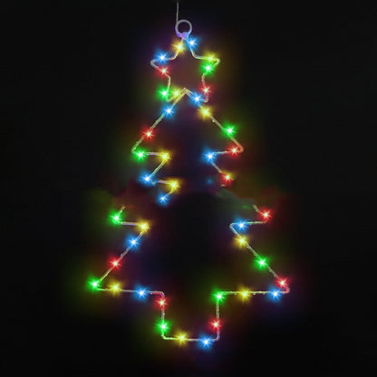 Wrought Iron Christmas Tree Shaped Lantern Festival myETYN