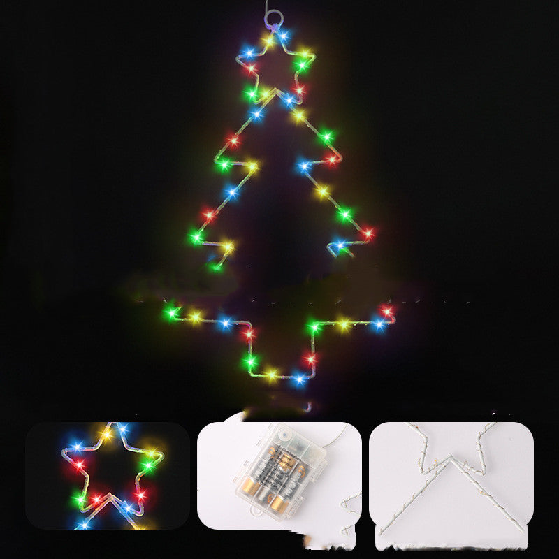 Wrought Iron Christmas Tree Shaped Lantern Festival myETYN