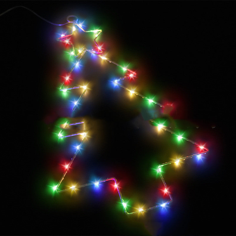 Wrought Iron Christmas Tree Shaped Lantern Festival myETYN