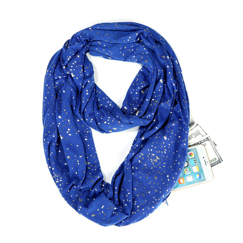 Zip pocket scarf myETYN