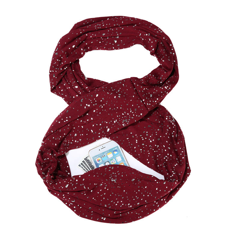 Zip pocket scarf myETYN