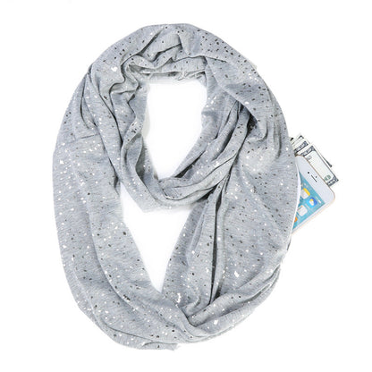 Zip pocket scarf myETYN