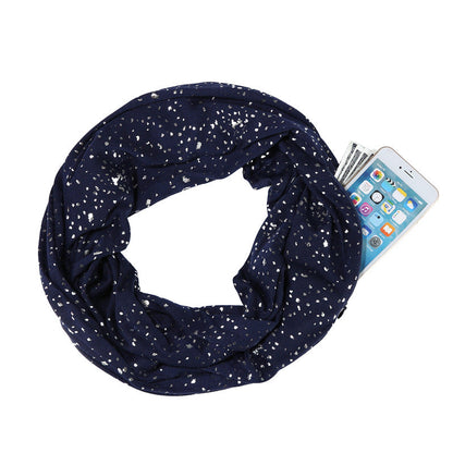 Zip pocket scarf myETYN