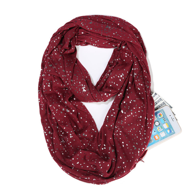 Zip pocket scarf myETYN