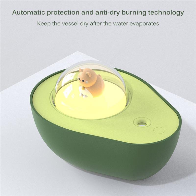 Avocado Mini Spray Humidifier USB Charging Night Light Portable Mist Sprayer For Home Car - myETYN