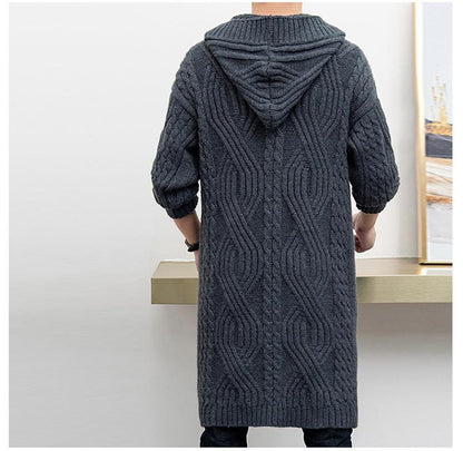 Loose Korean Men's Warm Jacket Knitted Cardigan Fashion - myETYN