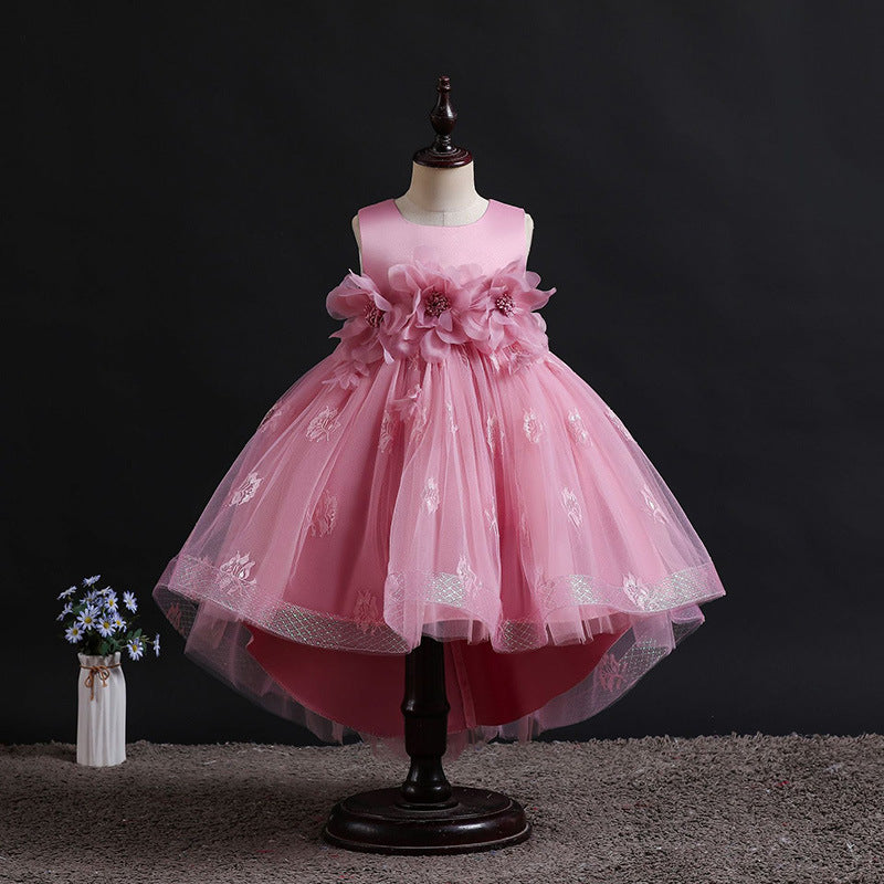 European And American Backless Cake Princess Dress