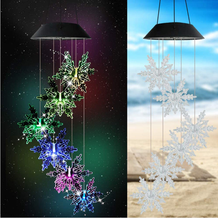 Outdoor Solar Wind Chime Lamp Hummingbird Butterfly Ball Wind Chime Garden Decoration - myETYN