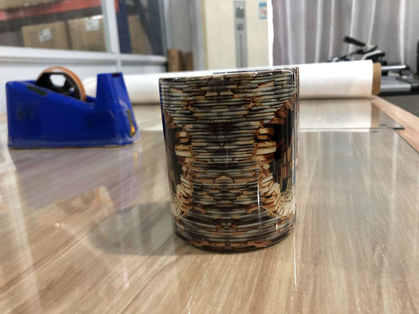 3D Bookshelf Mug Creative Ceramic Water Cup With Handle A Library Shelf Space Book Lovers Coffee Mug Birthday Christmas Gift - myETYN