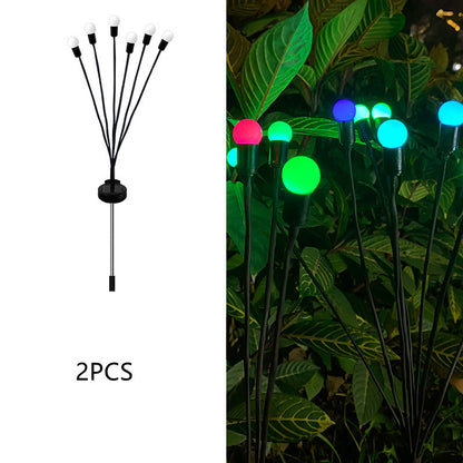 Simulation Firefly Solar Light Outdoor Garden Decoration Lawn Landscape Lamp Xmas Decor Solar LED Lights Outdoor Garden Lights - myETYN