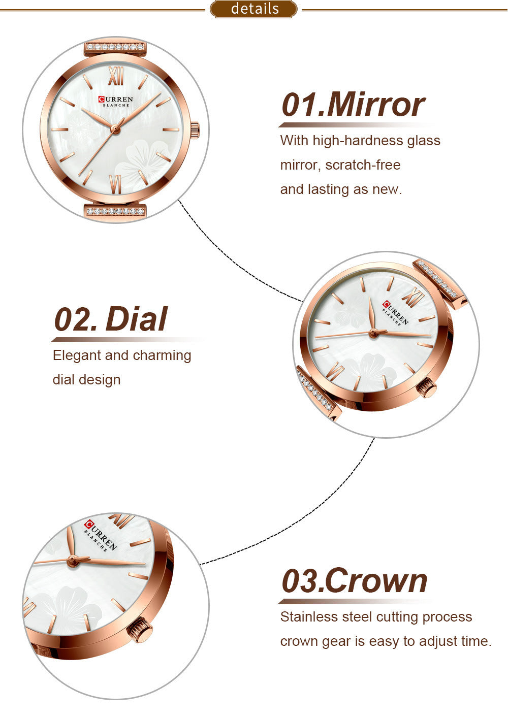 Women's Fashion Alloy Quartz Simple Watch