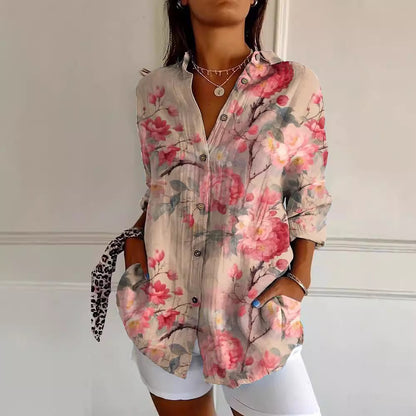 Women's Fashion Summer Pattern Printed 3D Shirt