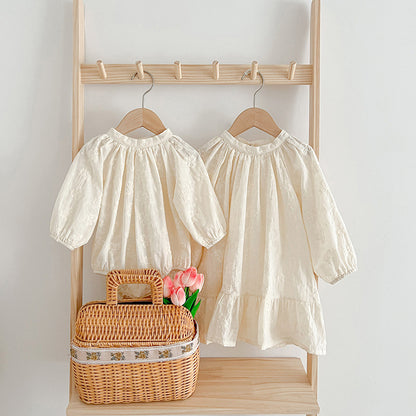 Children's Embroidery Dress Baby Rompers