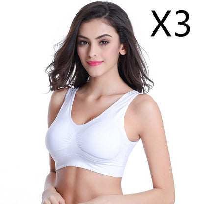 3-Piece Seamless Push-Up Bra Set