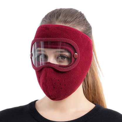 Polar Fleece Riding Windproof High-definition Goggles Anti-fog Mask - myETYN