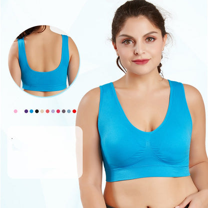 Plus Size Seamless Bra With Pads – 5XL / 6XL Big Size Push Up Bralette