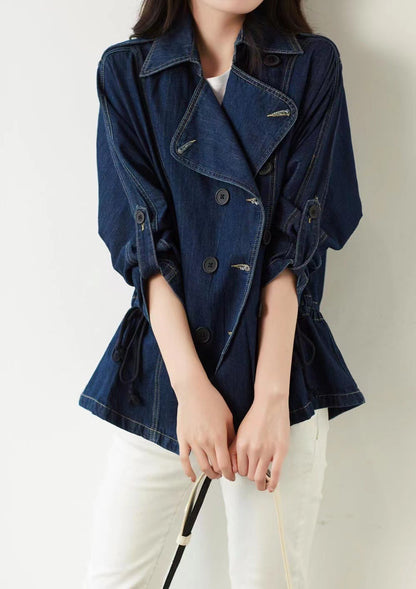 Women's Fashion Loose Casual Denim Coat - myETYN