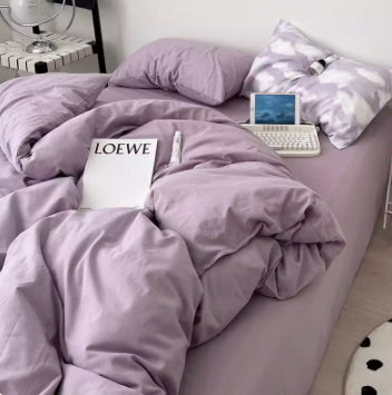 Minimalist Internet Celebrity Dormitory Bedding, Bedding Set, Bedsheet Three Piece Set