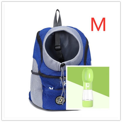 Pet Dog Carrier Carrier For Dogs Backpack Out Double Shoulder Portable Travel Outdoor Carrier Bag Mesh - myETYN