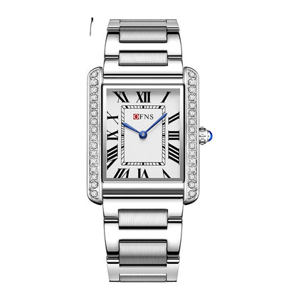 Retro Diamond Inlaid High-end Women's Quartz Watch Couple