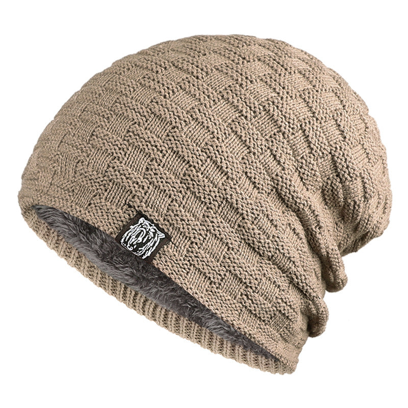 Tiger Label Fleece Warm Men's Hat - myETYN