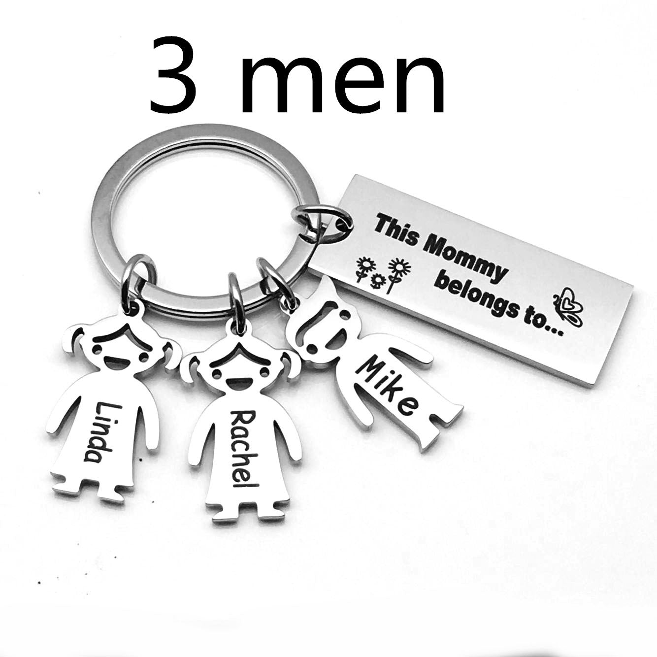 Stainless Steel Boy And Girl Keychain - myETYN