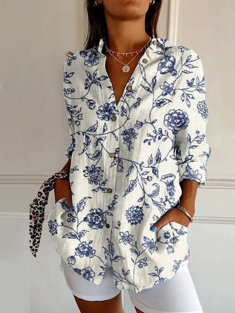 New Women's Summer Animal Pattern 3D Printed Shirt