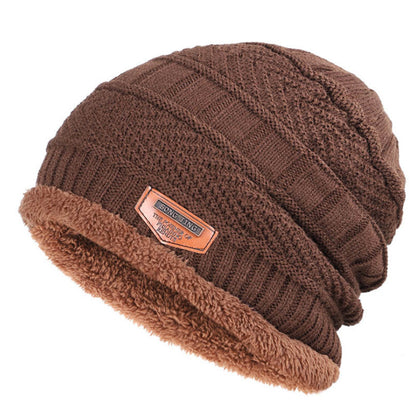 Men's Plus Fleece Knitted Hat Ladies - myETYN