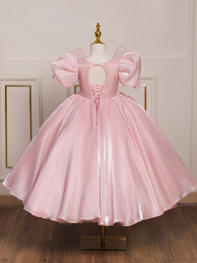 Costume For Piano Performance Western Style Little Girl Host Dress