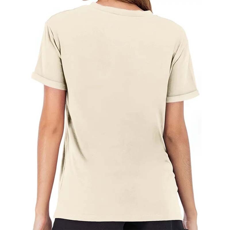 Women's Round Neck Short Sleeve T-Shirt - Sun Over Mountains & 'COLORADO' Print, Casual Summer Tee