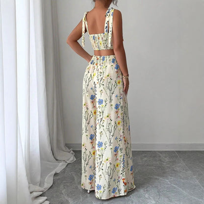 Printed Camisole & Pants Set – Lightweight Summer Co-Ord for Women
