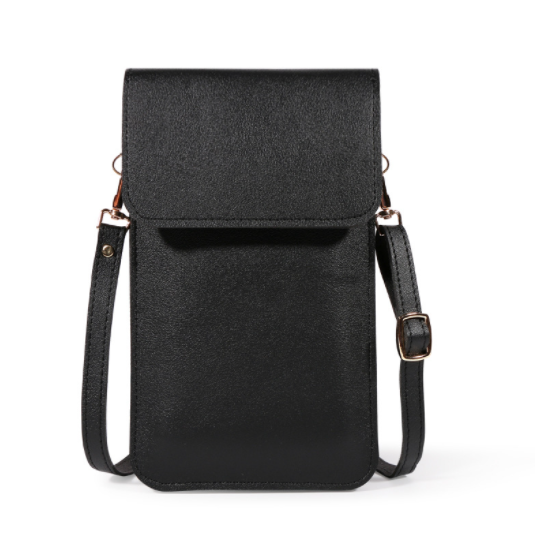 Mini Shoulder Crossbody Bags For Women Casual Solid Color Mobile Phone Bag Long Wallet - myETYN