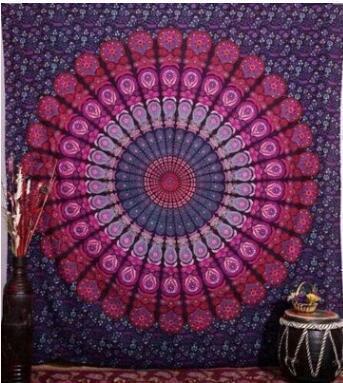 Indian Mandala Southeast Asian Fabric Ethnic Style Hanging Cloth