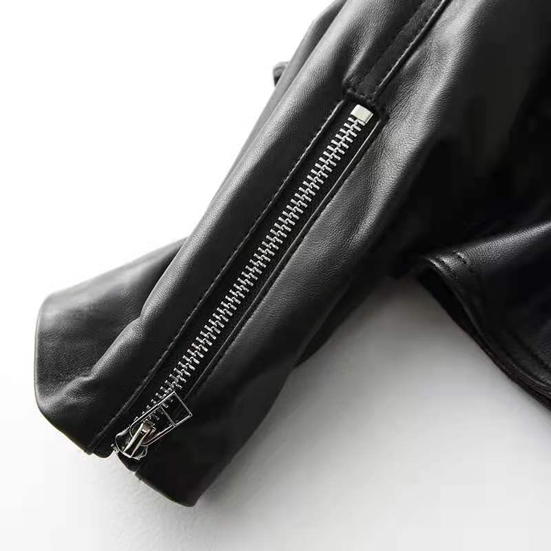 Sheepskin Small Motorcycle Jacket – Women’s Urban Style Leather Outerwear