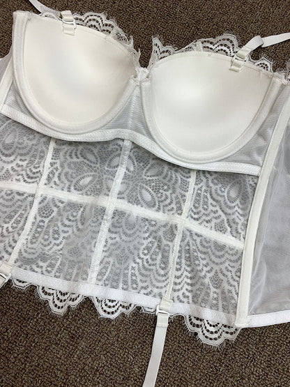 Deep V Bra Set Push Up