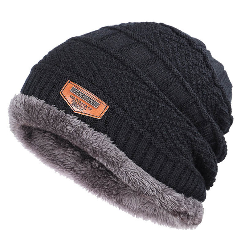 Men's Plus Fleece Knitted Hat Ladies - myETYN