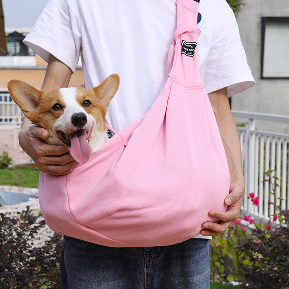 Pet Puppy Carrier Bag Cats Outdoor Travel Dog Subway Bus Shoulder Crossbody Bag Cotton Comfort Single Sling Handbag Tote Pouch Pet Carrier For Travel - Comfortable Single Shoulder Dog And Cat Bag - myETYN