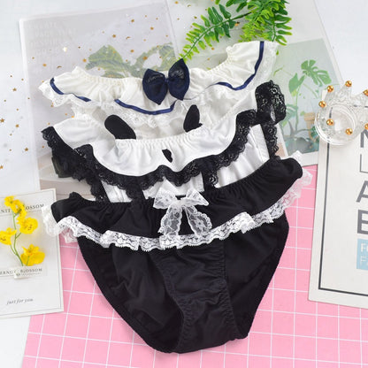 Women's Cute Fashion Cartoon Milk Fiber Panties - myETYN