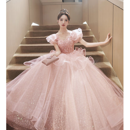 Evening Dress Women's Banquet Ceremony Exam Super Fairy Princess