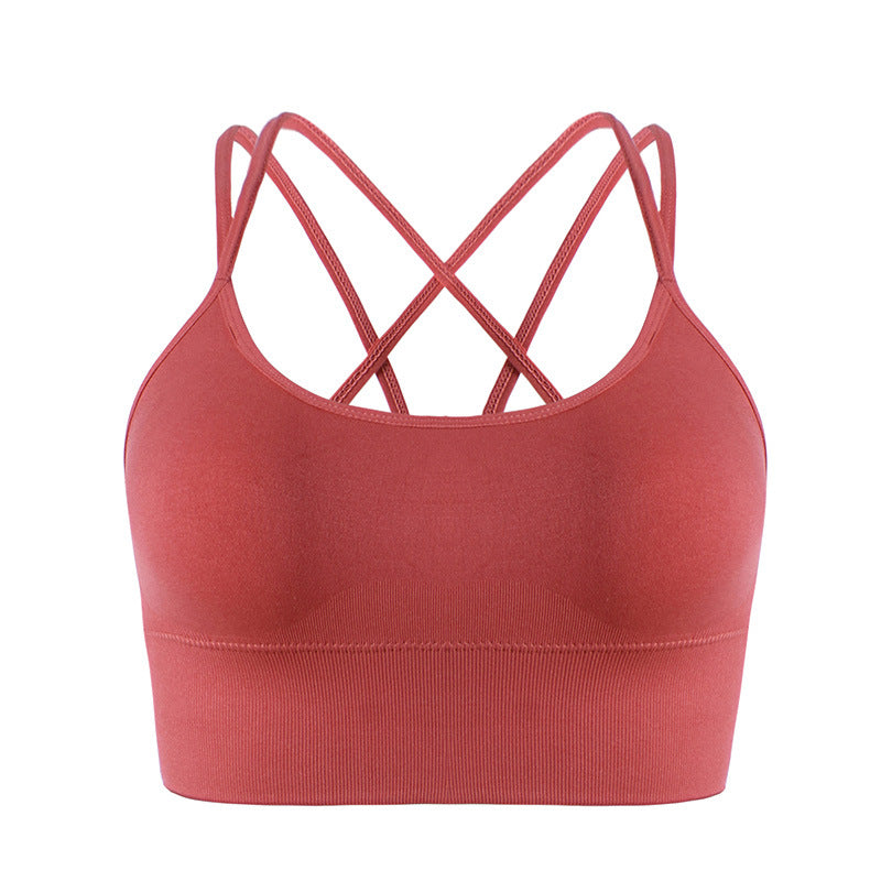 Women's Sports Bra Underwired Tube Top Vest