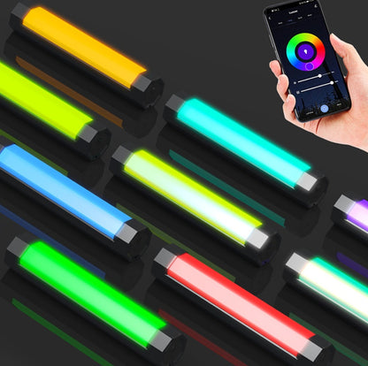 RGB LED Photography Light Waterproof Handheld Tube Stick Video Soft Lighting APP Remote Control VS PavoTube