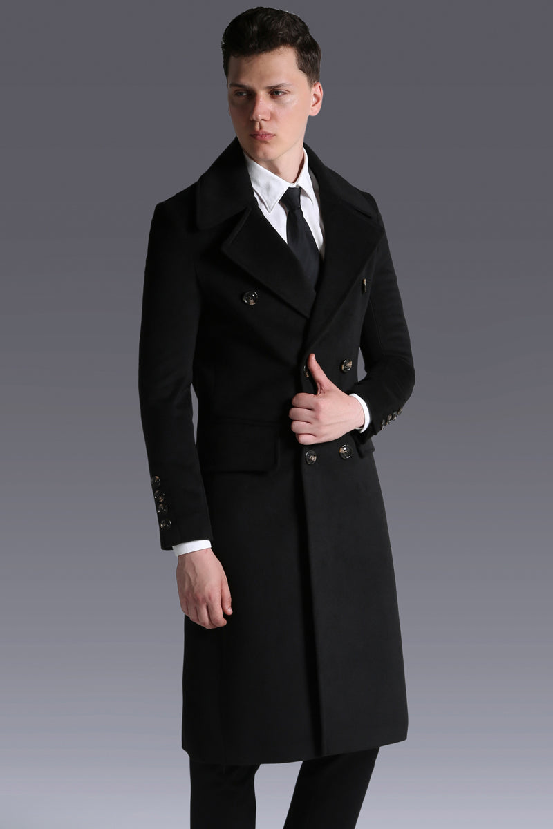 Business Coat With Large Lapel And Large Size Wool - myETYN