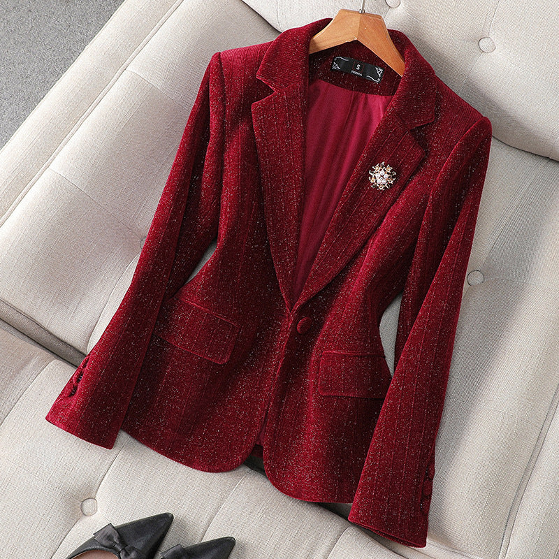 Long Sleeve Professional Suit Formal Women's Coat Overalls