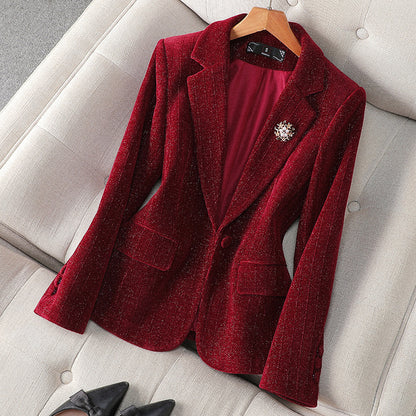 Long Sleeve Professional Suit Formal Women's Coat Overalls